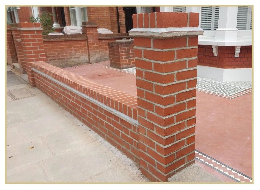 Masonry Garden Walls, Front Garden Wall, Brick Wall LNK BRICKWORK